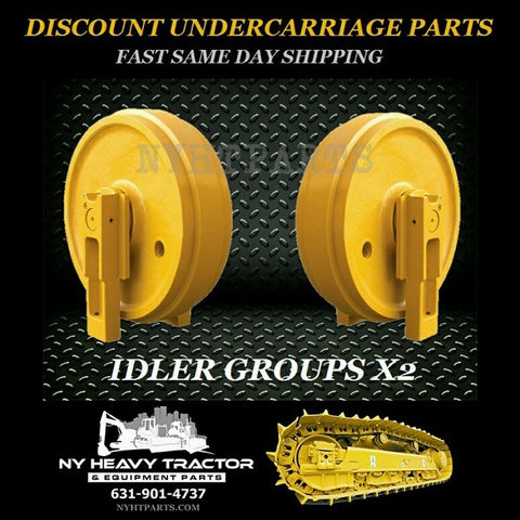 JOHN DEERE 650H Idler Gp with Brackets X2 Replacement NEW Dozer Front