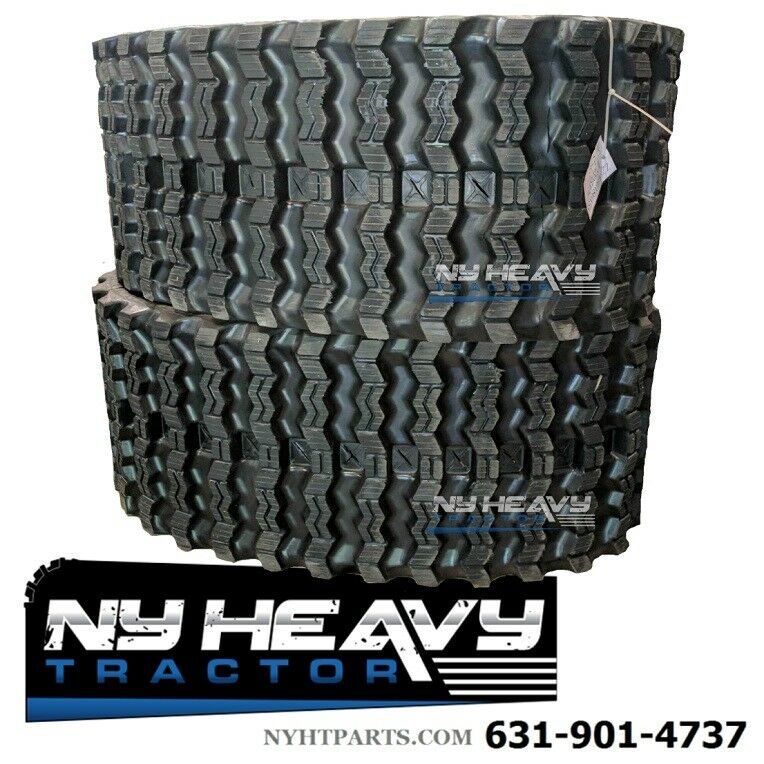 Two Rubber Tracks Fits CAT 279D 400X86X56 Zig Zag Tread – NY