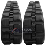 2 Rubber Tracks - Fits JCB T180 450X86X52 Block Tread Pattern Free Shipping