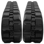 2 Rubber Tracks Fits Komatsu CK25-1 Staggard Block Tread Pattern 320X86X52 13" Wide