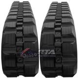 2 Rubber Tracks - Fits Kubota SVL75 SVL75-3 400X86X52 Block Tread Free Shipping