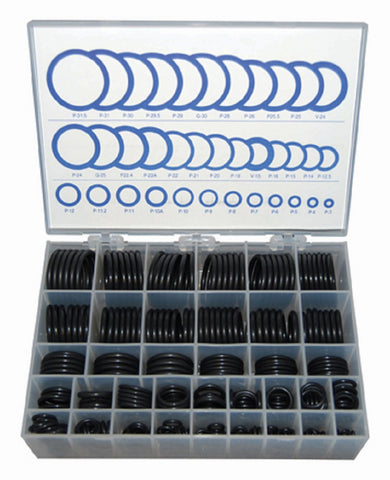 Metric O Kit-J - 380 Piece Kit Contains Popular Japanese Industrial Metric O-Ring 70D