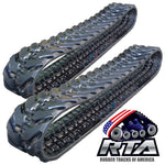 2 Rubber Tracks - Fits Kobelco SK70SR-1E 450X81.5X76