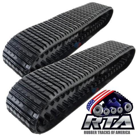 2 Rubber Tracks - Terex PT100 & PT100 Forestry 18X4X51