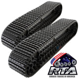 2 Rubber Tracks Fits CAT 277C 287C 297C 18X4CX51