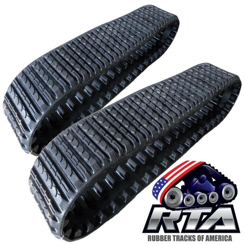 2 Rubber Tracks Fits CAT 247 247B 257 257B 247B2 247B3 257B2 257B3 257D 15X4X42