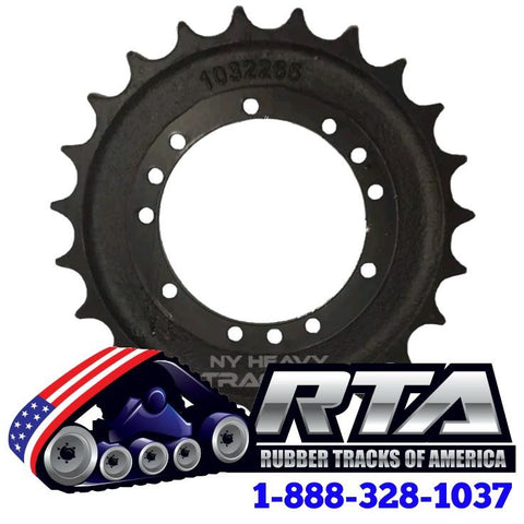 One Sprocket - Fits Hitachi Zaxis 29U-2 ZX29U-2 12 Holes 23 Teeth Free Shipping