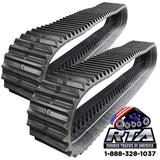 2 Rubber Tracks - Morooka MST2200 MST2300 MST2200VD MST2300VD Carrier 750X150X66