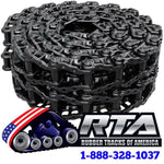 Two 52 Link Greased Track Chains - Fits CAT 330B Excavator Free Shipping
