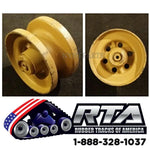 One Front Idler Double Flange Fits - CAT 289C 289D 289C2 Free Shipping