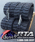 2 Rubber Tracks - Fits John Deere 8875 with Loegering VTS  450X86X60 Free Shipping