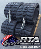 2 Rubber Tracks - Fits John Deere 8875 with Loegering VTS  450X86X60 Free Shipping