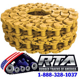 Two 47 Link Sealed & Lubricated Track Chains - Fits CAT D9L Dozer CR6446/47 Free Shipping
