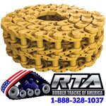 Two 44 Link Sealed & Lubricated Track Chains - Fits CAT D8R Dozer CR4525/44 Free Shipping