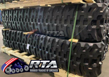 2 Rubber Tracks Fits - Kubota SVL90 SVL90-2 Wavey H Pattern 450X86X58 18" Wide