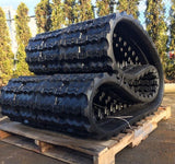 2 Rubber Tracks Fits Bobcat T200 400X86X52 Zig Zag Tread 16" Wide