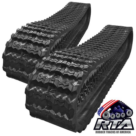 2 Rubber Tracks Fits JCB T180 400X86X52 Free Shipping
