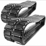 2 Rubber Tracks Fits Bobcat T650 450X86X52 18" Wide H-Block Tread Pattern