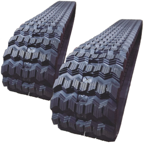 2 Rubber Tracks Fits Kubota SVL95-2 Zig Zag Tread Pattern 450X86X58 18" Wide