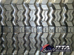 2 Rubber Tracks Fits Bobcat T200 400X86X52 Zig Zag Tread 16" Wide